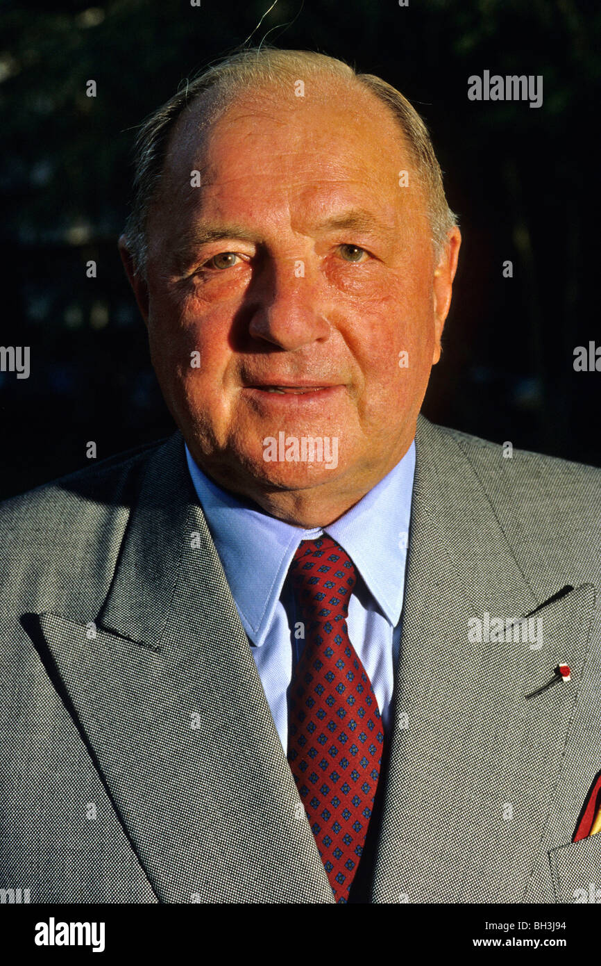 ALBERT FRERE, BELGIAN BUSINESSMAN AND BILLIONAIRE Stock Photo - Alamy