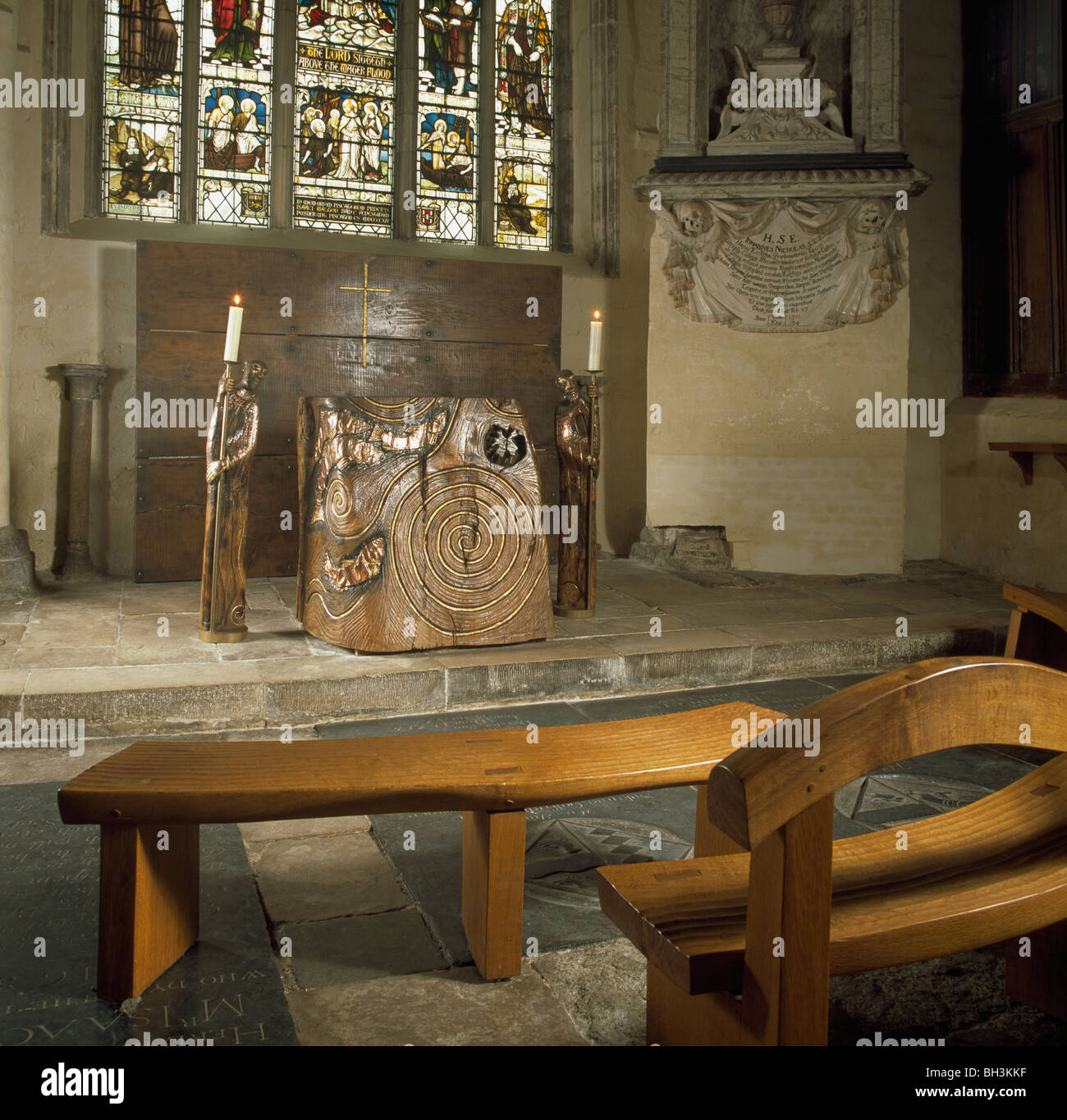 Winchester Cathedral, Hampshire. Chapel of St John & Fishermen Apostles