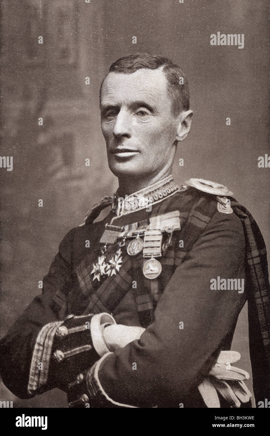 Major General Andrew Wauchope killed 1899 at the Battle of Majesfontein during the Second Boear War. Stock Photo