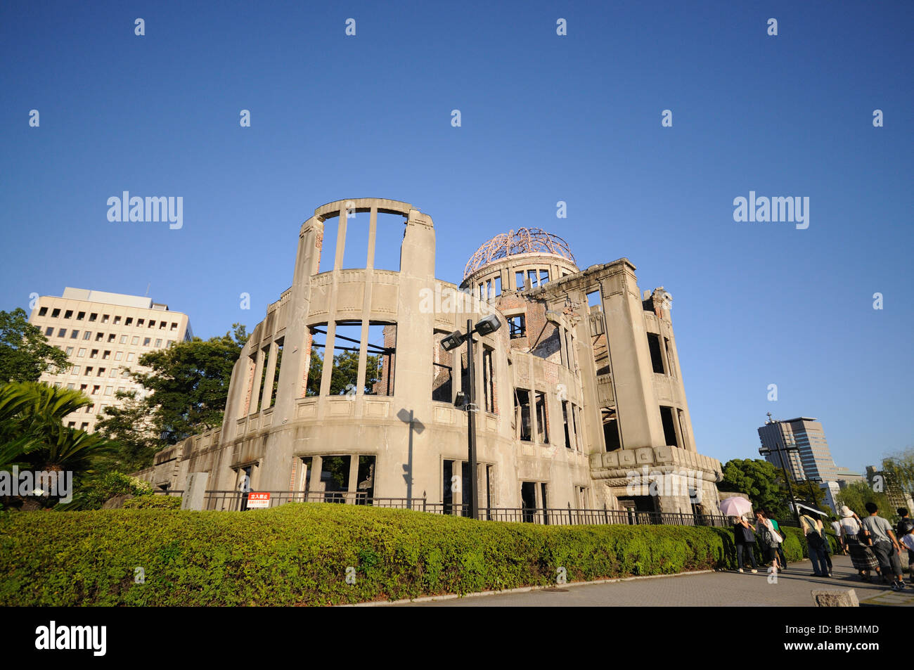 Genbaku Domu (Hiroshima Peace Memorial, aka the Atomic Bomb Dome or A-Bomb Dome). Hiroshima. Japan Stock Photo