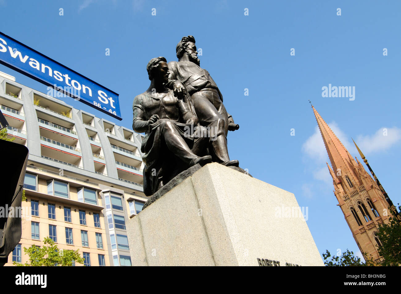 Bourke wills statue st pauls hires stock photography and images Alamy