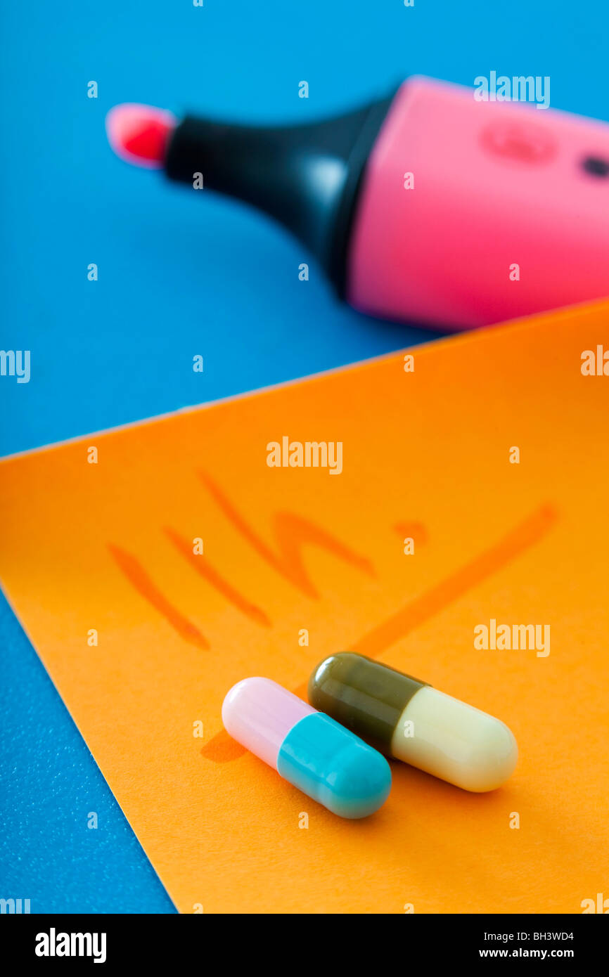 PHARMACOLOGY OF DOSE SCHEDULES Stock Photo