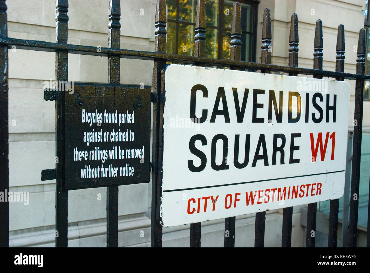 Cavendish Square Marylebone central London England UK Europe Stock Photo