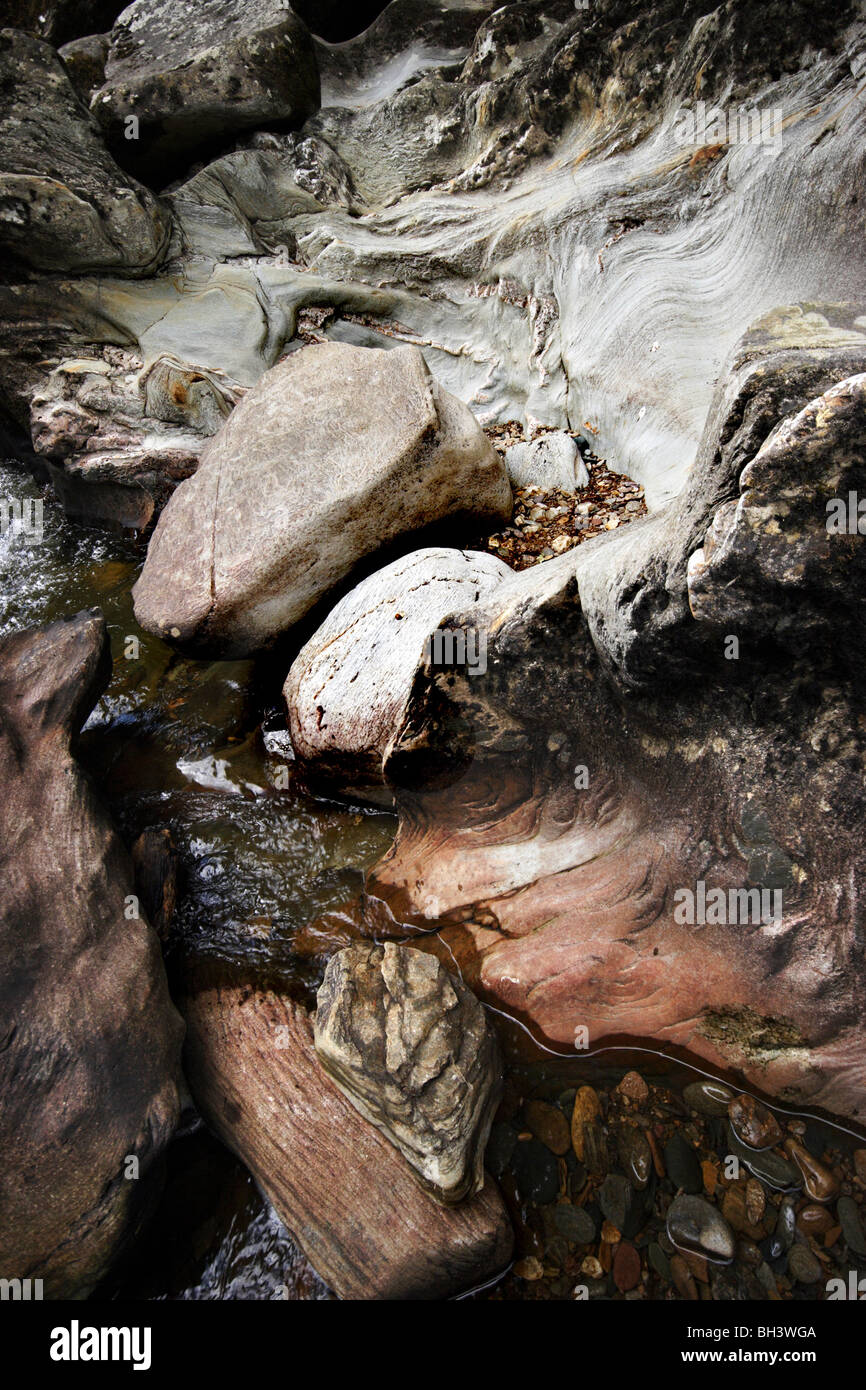Erosion of rocks by river hi-res stock photography and images - Alamy