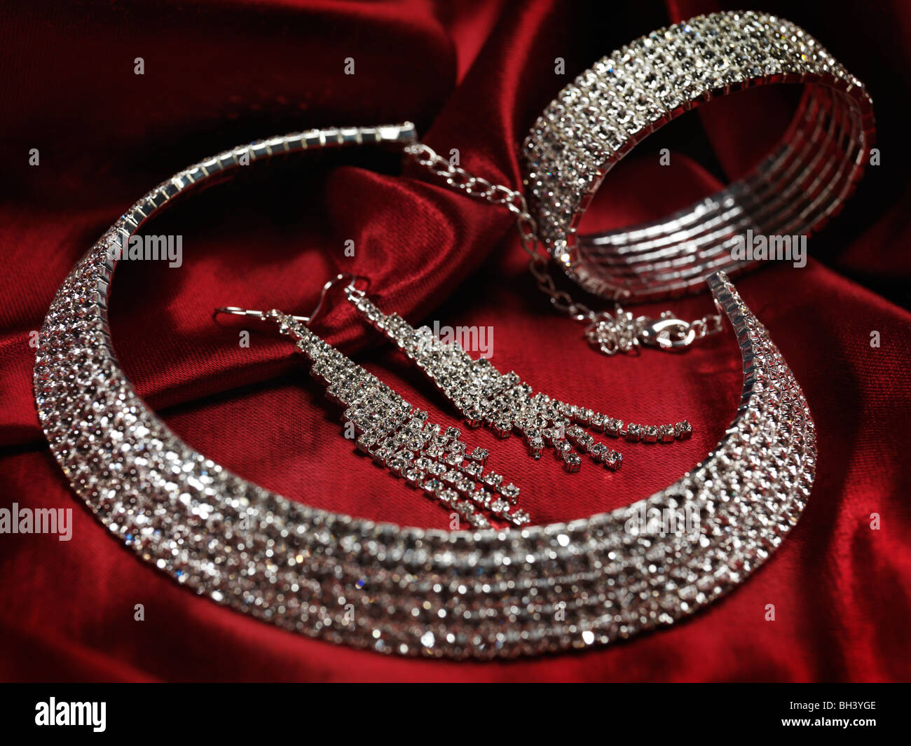 Swarovski necklace hi-res stock photography and images - Alamy