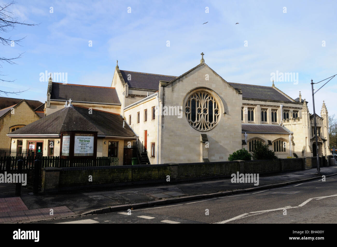 England; Cambridgeshire; Cambridge; Wesley Methodist Church Stock Photo