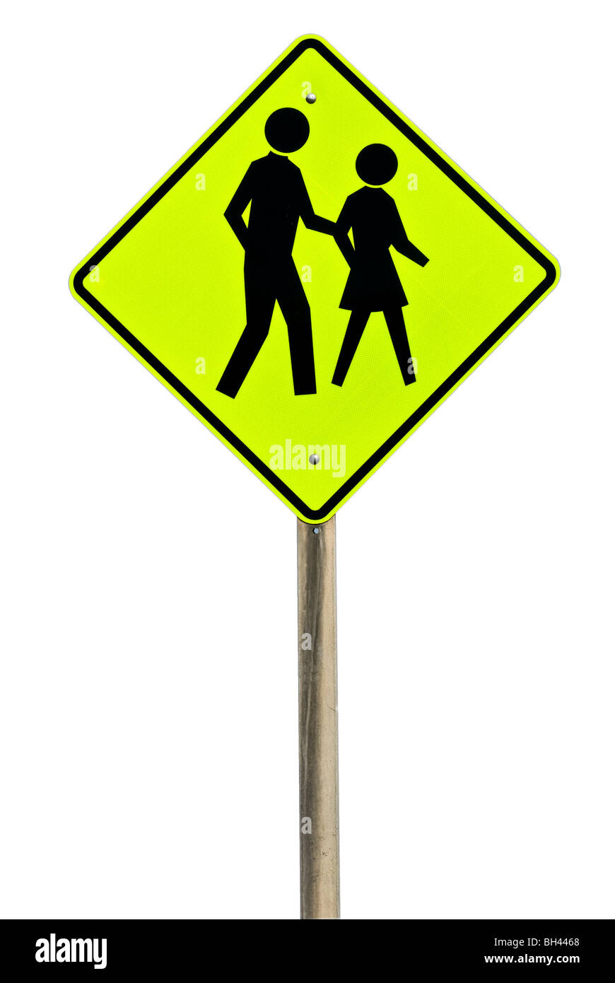 Pedestrian crossing sign isolated hi-res stock photography and images -  Alamy