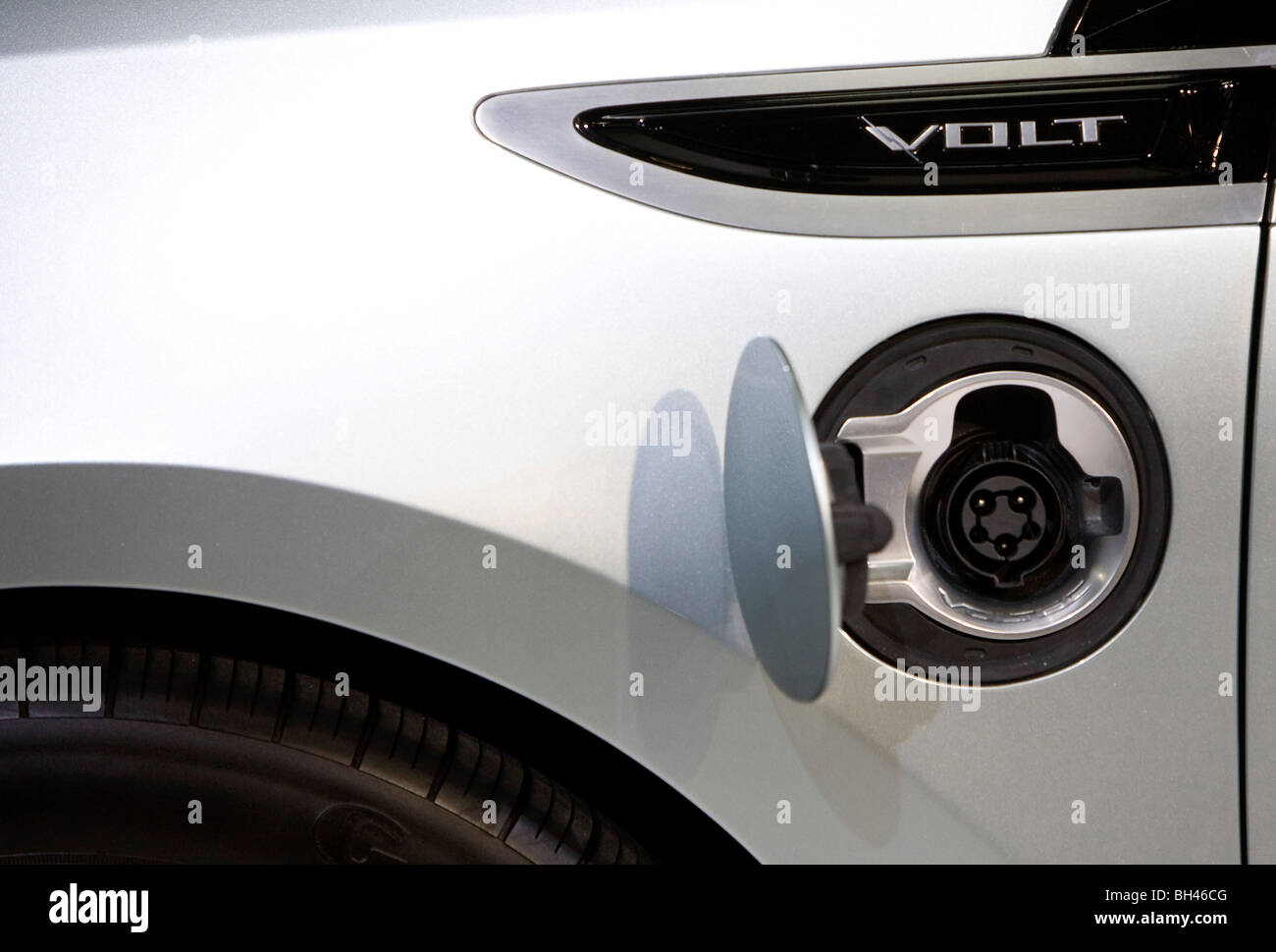 A Chevy Volt on display Stock Photo Alamy