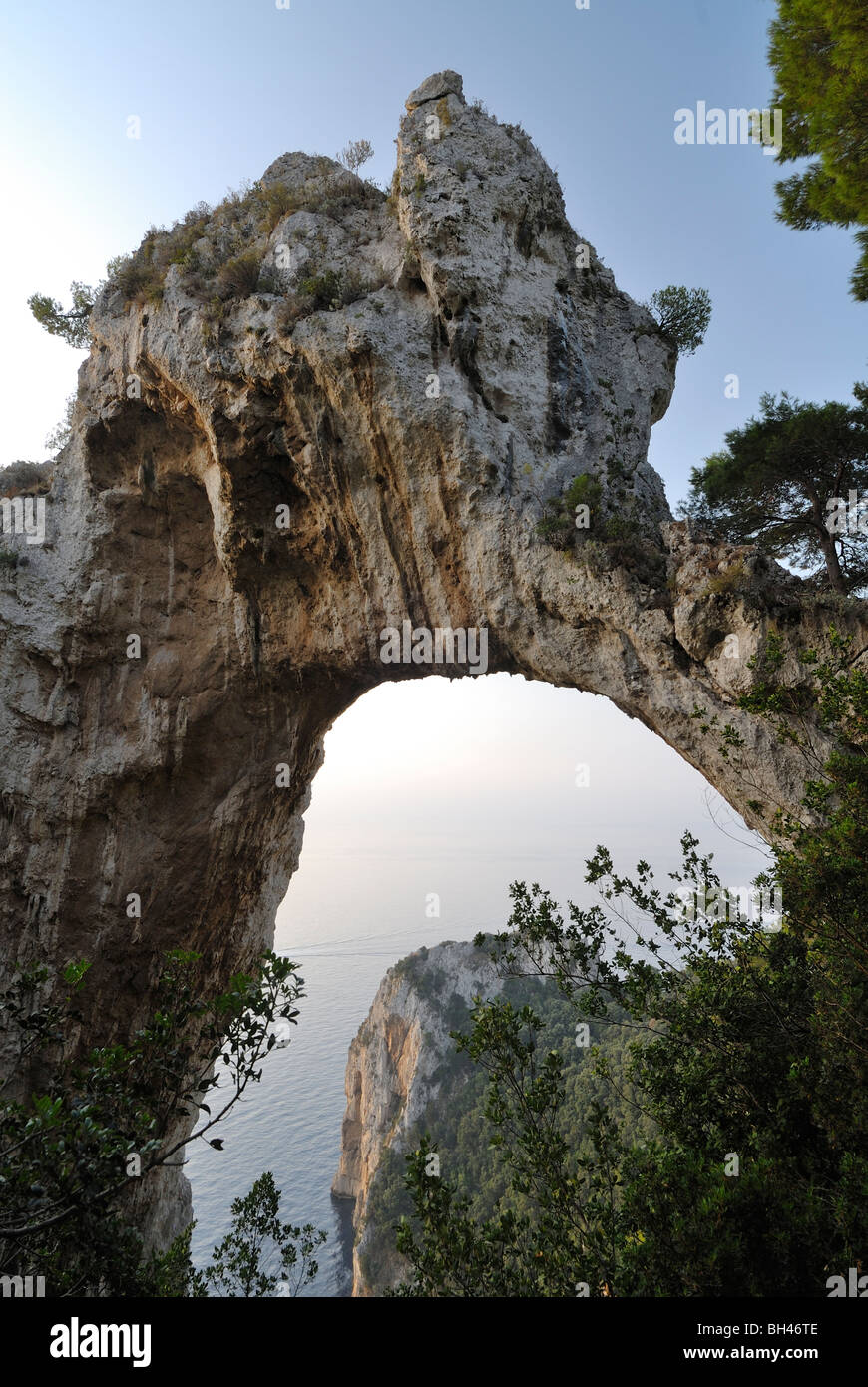 Natural arch of capri island hi-res stock photography and images - Alamy