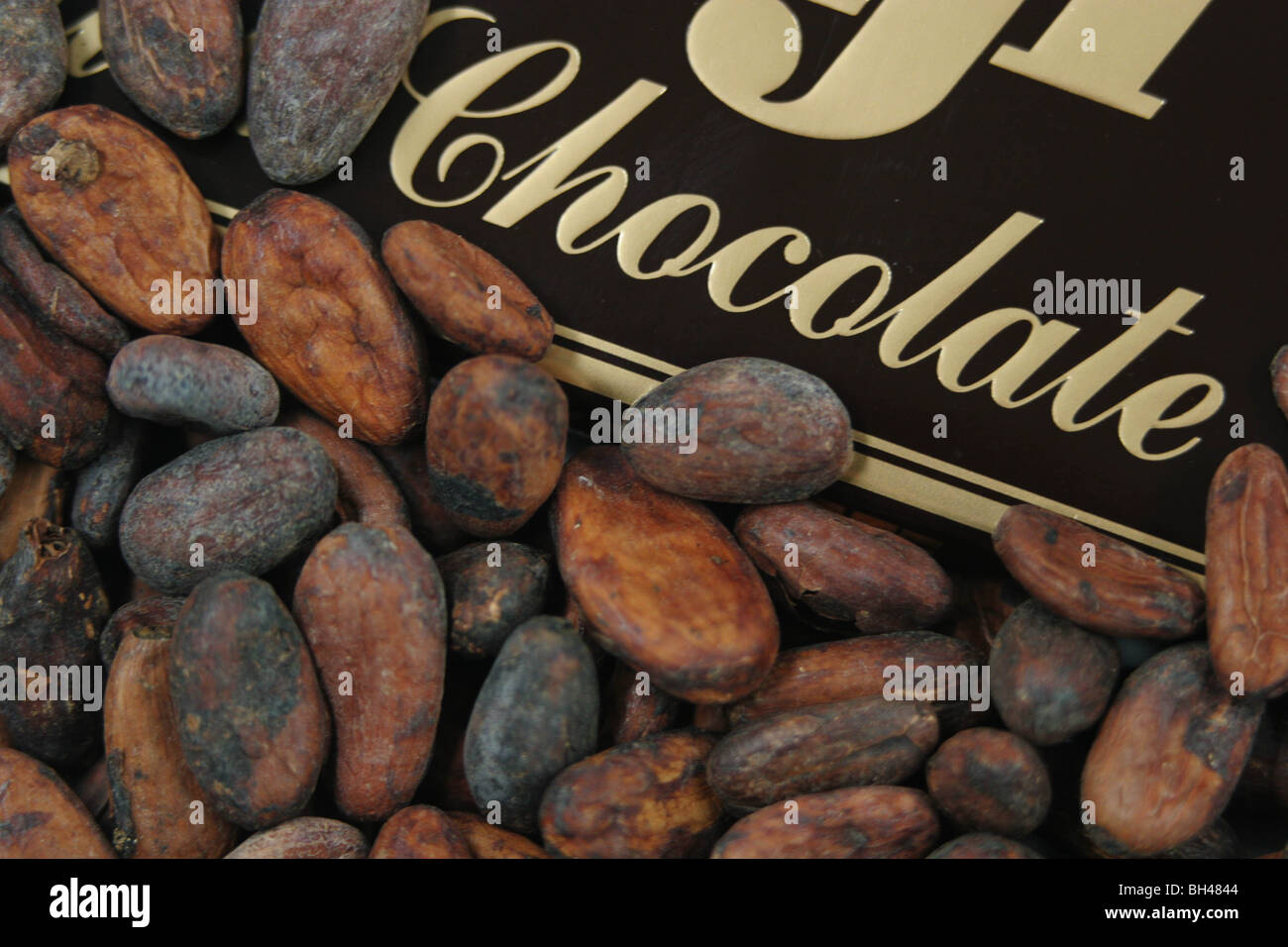 Cacao beans and chocolate hires stock photography and images Alamy
