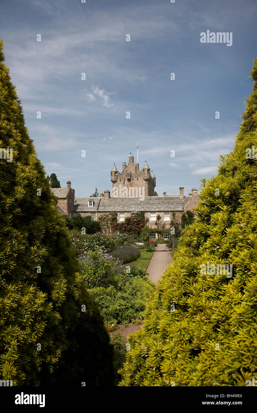 Cawdor castle and gardens in Nairn. Stock Photo