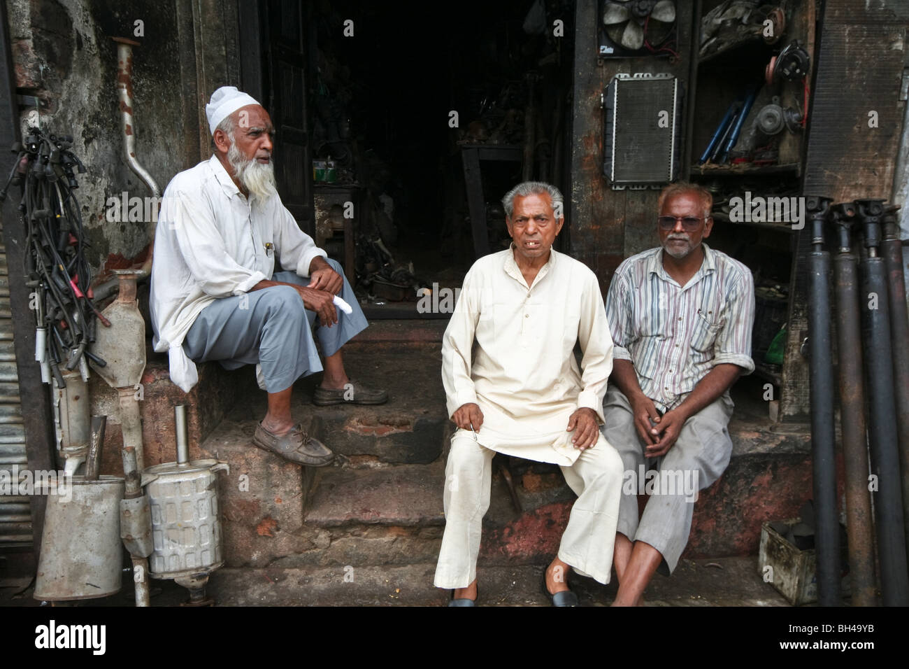 Car Parts India Mechanics Motor Market Old Delhi Stock Photo - Alamy