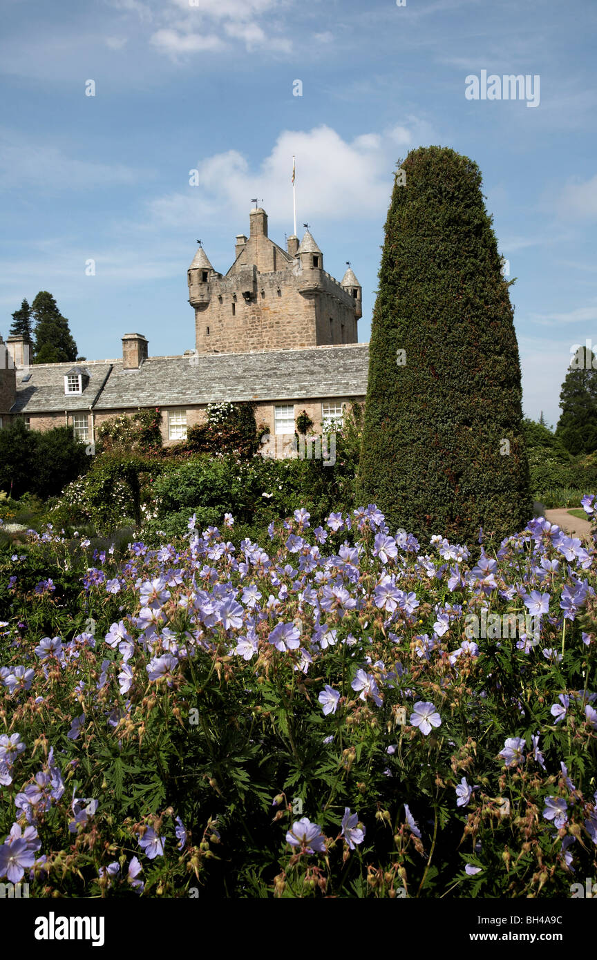 Cawdor castle and gardens. Stock Photo
