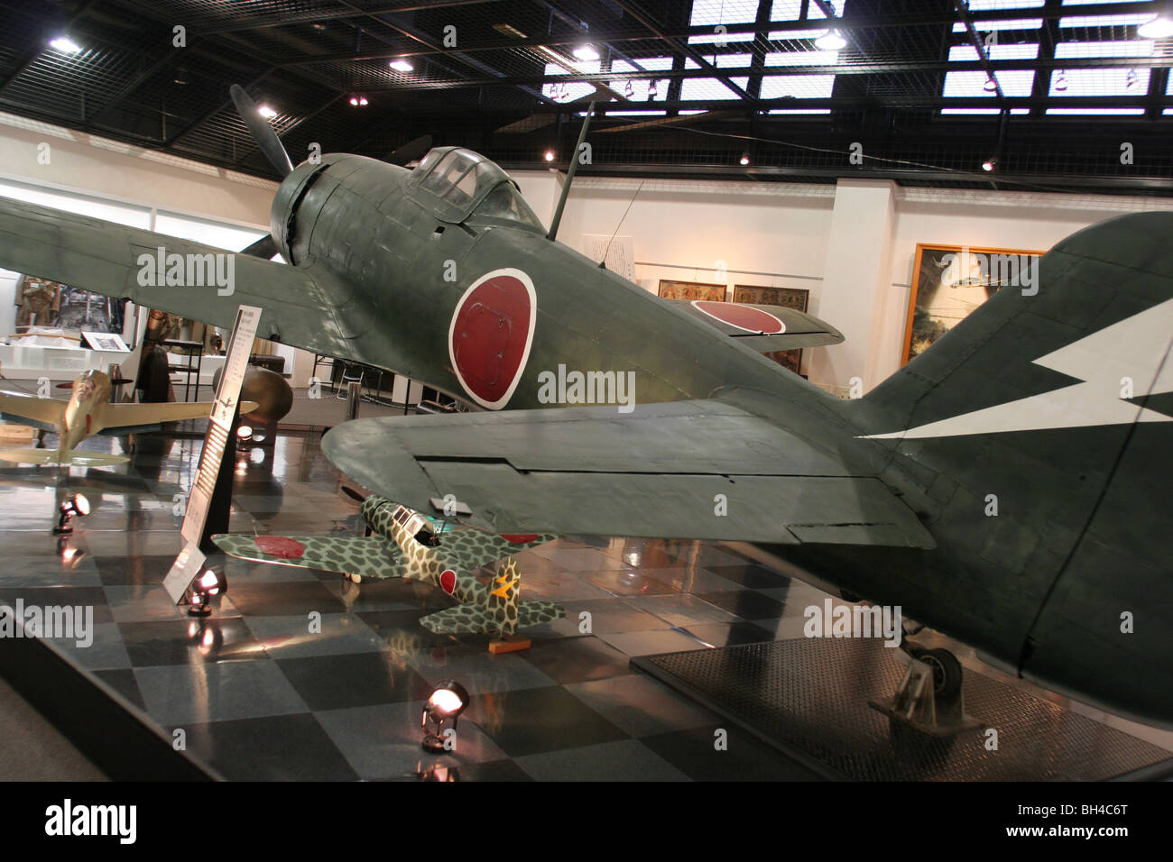 display at the Special Attack Peace Memorial Museum, in Chiran, Kyushu Island, Southern Japan Stock Photo