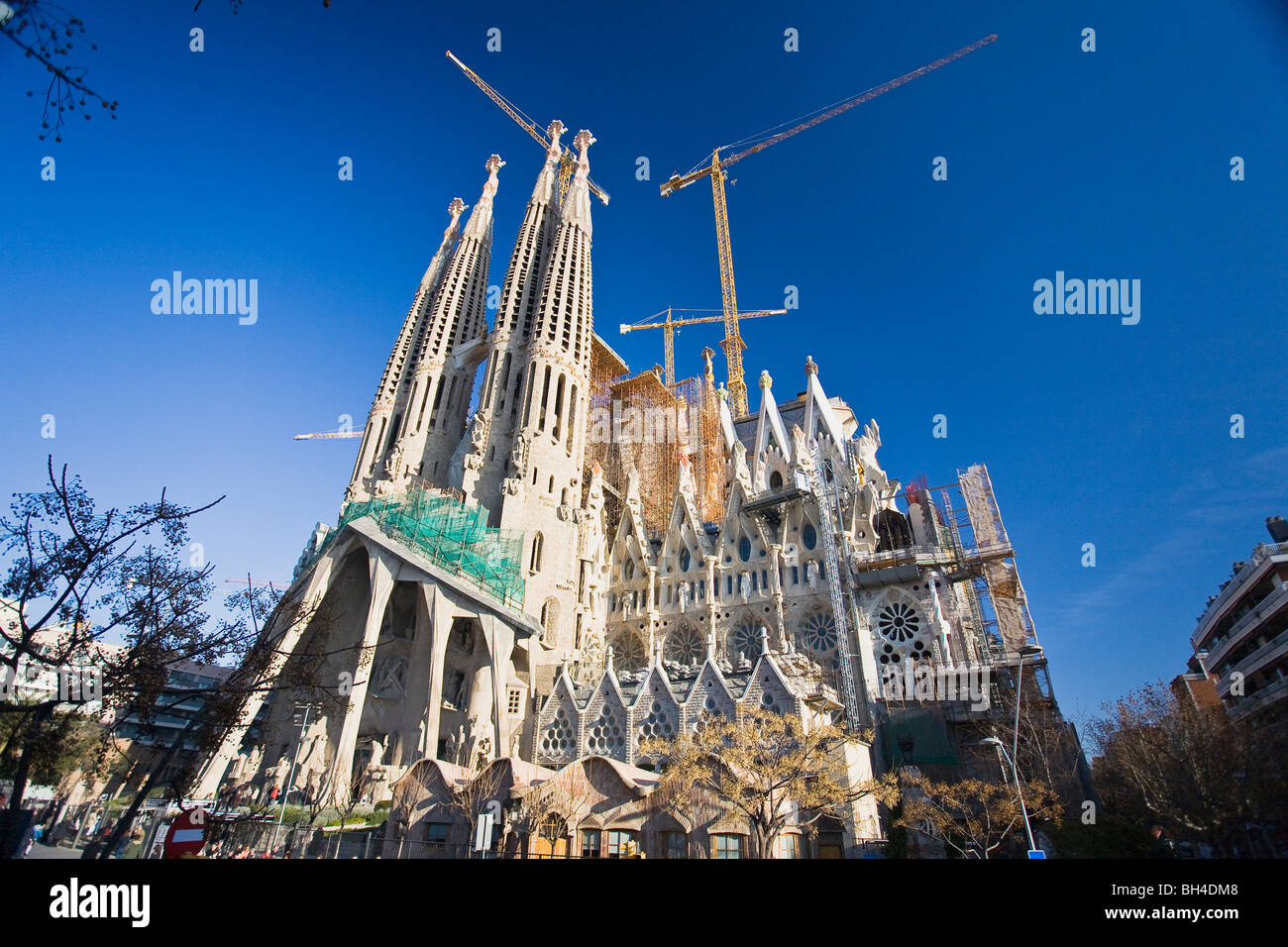 Temple of the Sacred Family created by Gaudi Stock Photo - Alamy
