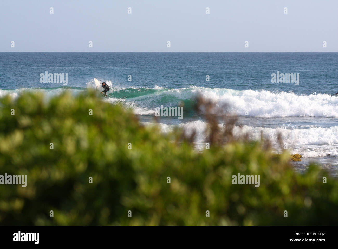 Surfing Sardinia. Mini Capo Capo Mannu. Italy, Sardinia Island