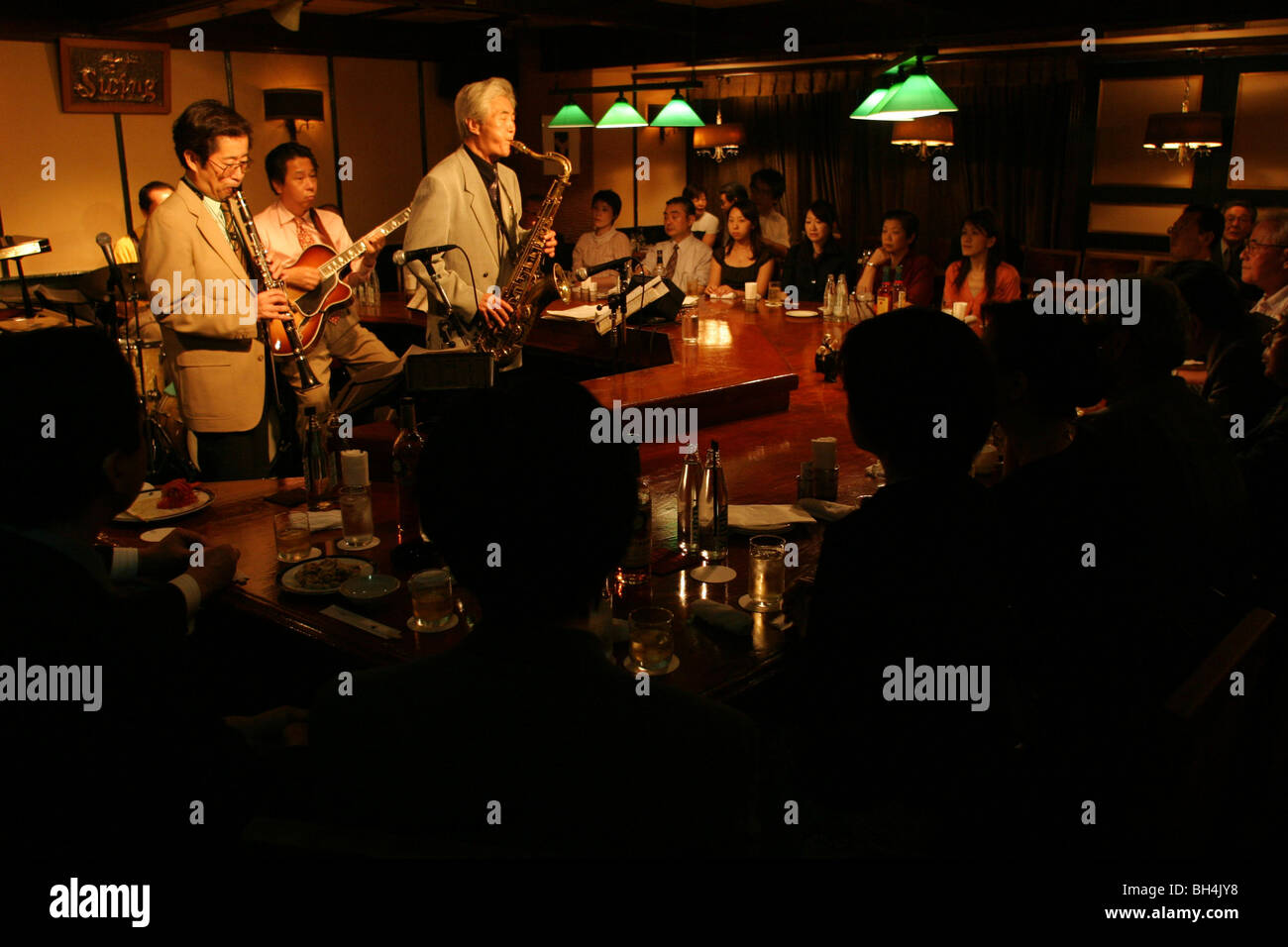 The jazz music concert scene in Tokyo, Japan Stock Photo Alamy