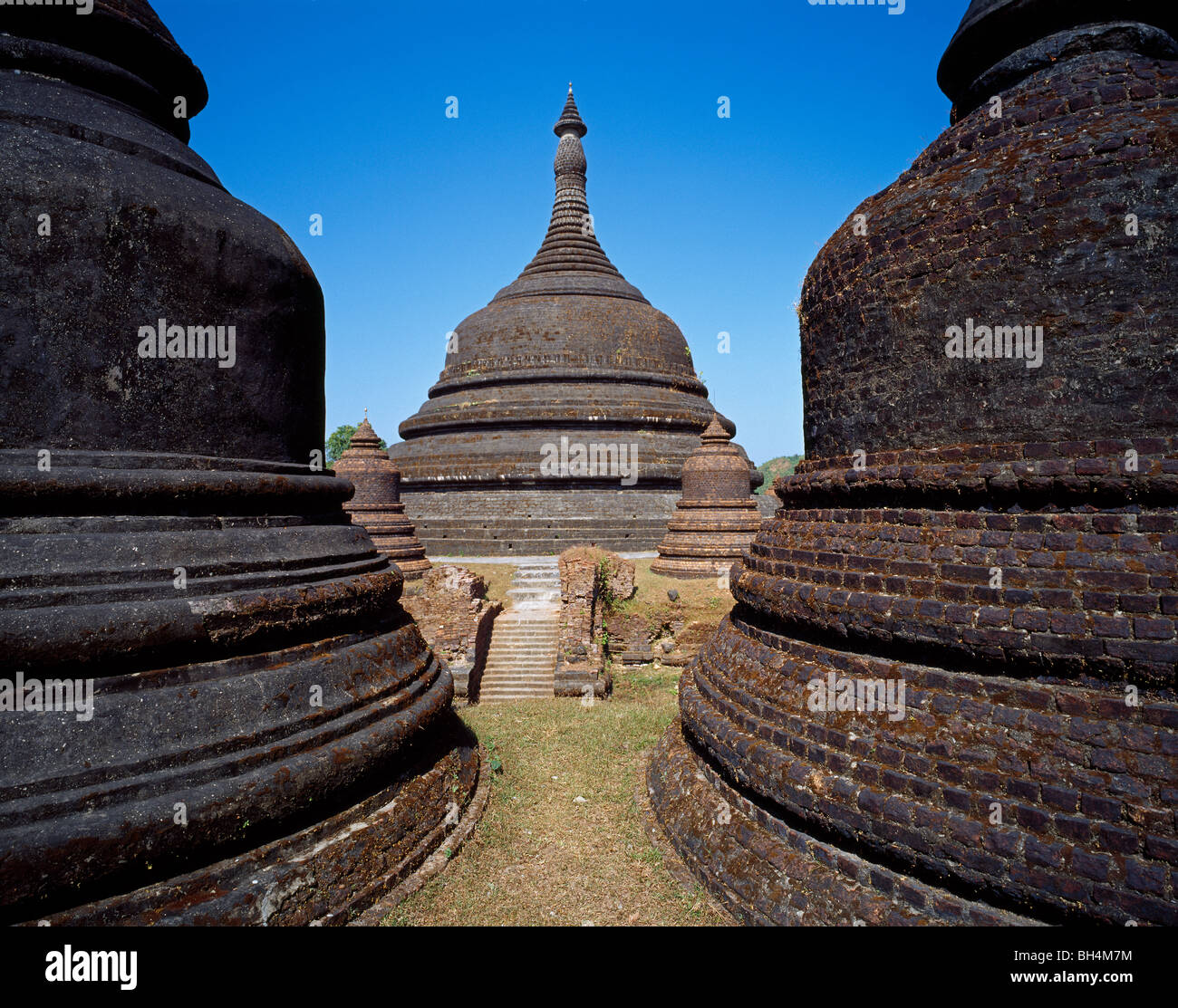 Shitthaung Paya Mrauk - U Myanmar Burma Stock Photo