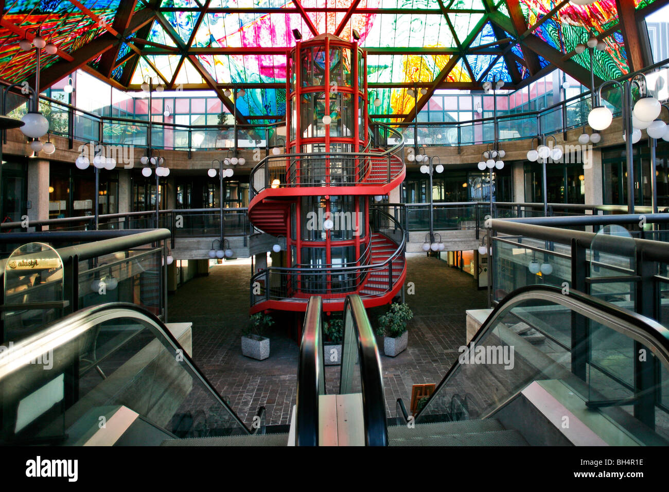 Atrium, Colleoni Center, Agrate Brianza, Milan, Italy Stock Photo