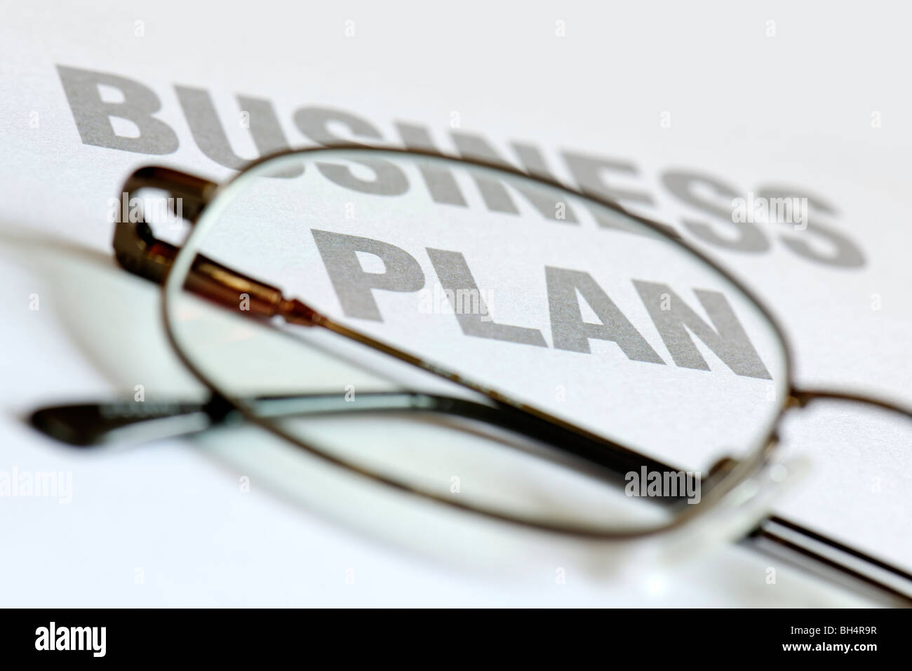 The Business Plan Stock Photo