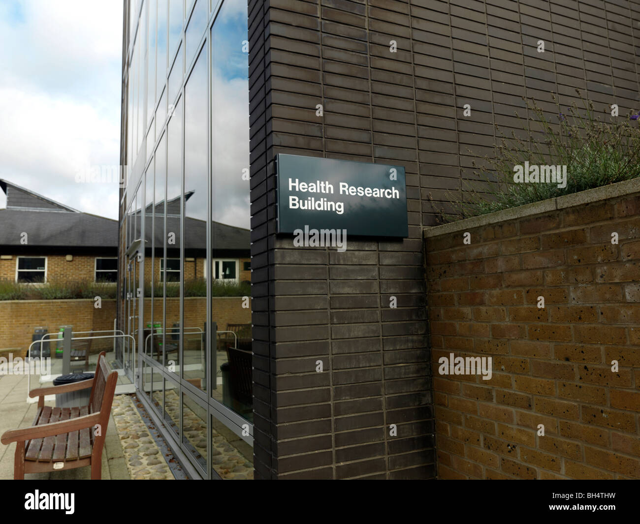 Health Research Building on the Campus of the University of Hertfordshire England Stock Photo