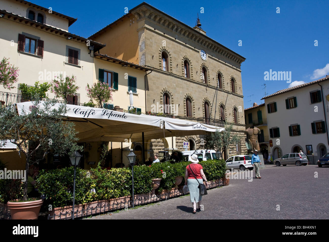 Main Square Greve Chianti Tuscany Italy Stock Photo Alamy