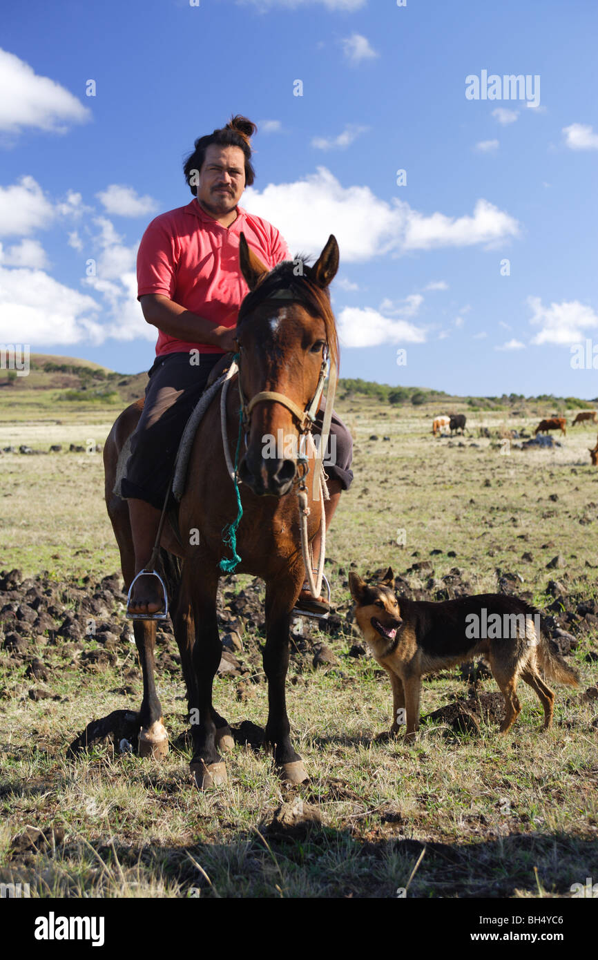 Chile Easter Island Native Rapa High Resolution Stock Photography and ...