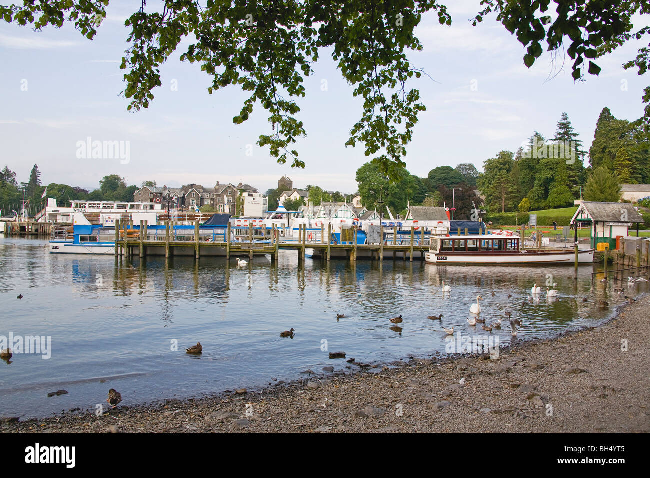 Windermere lake in the afternoon. Stock Photo