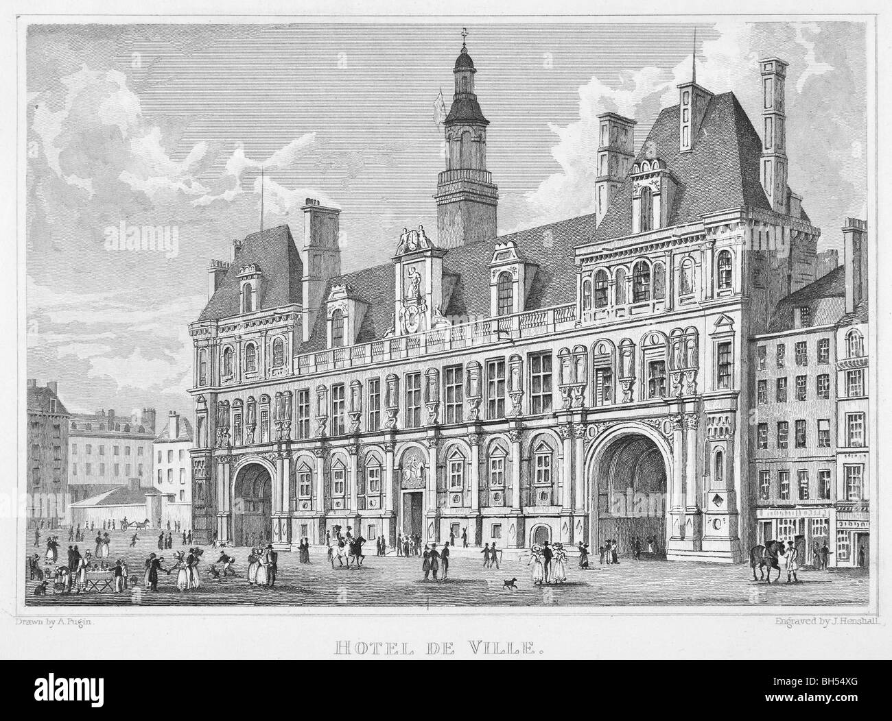 The Hotel de Ville Stock Photo Alamy