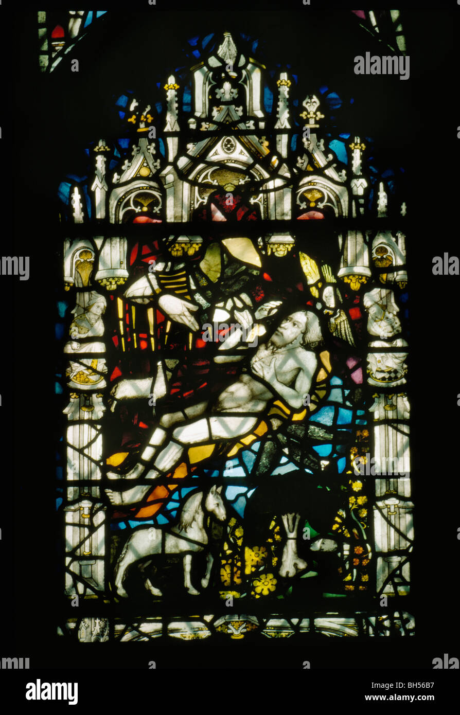 York Minster, stained glass, The Great East Window, 14058 , by John