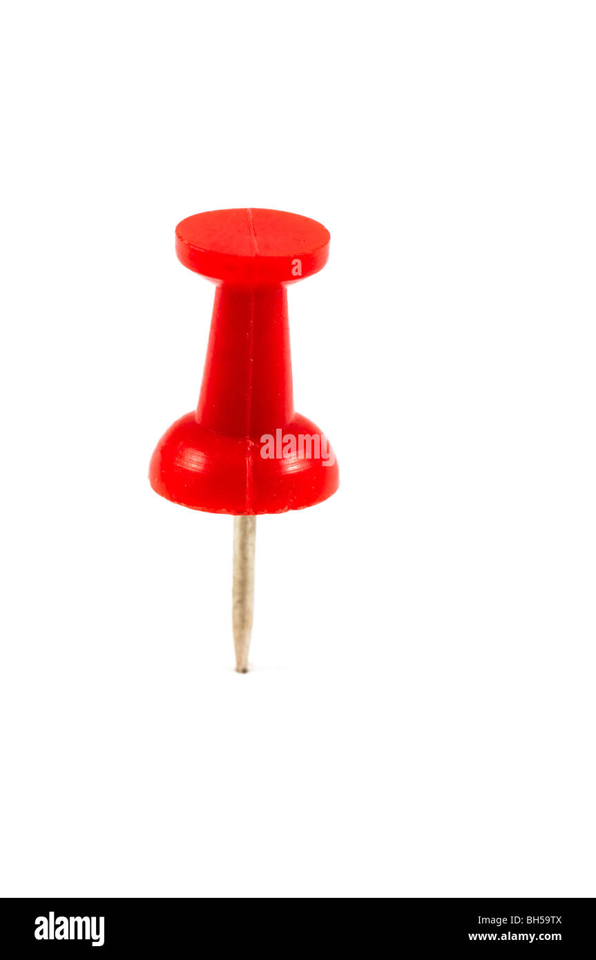 button. Isolation on white Stock Photo