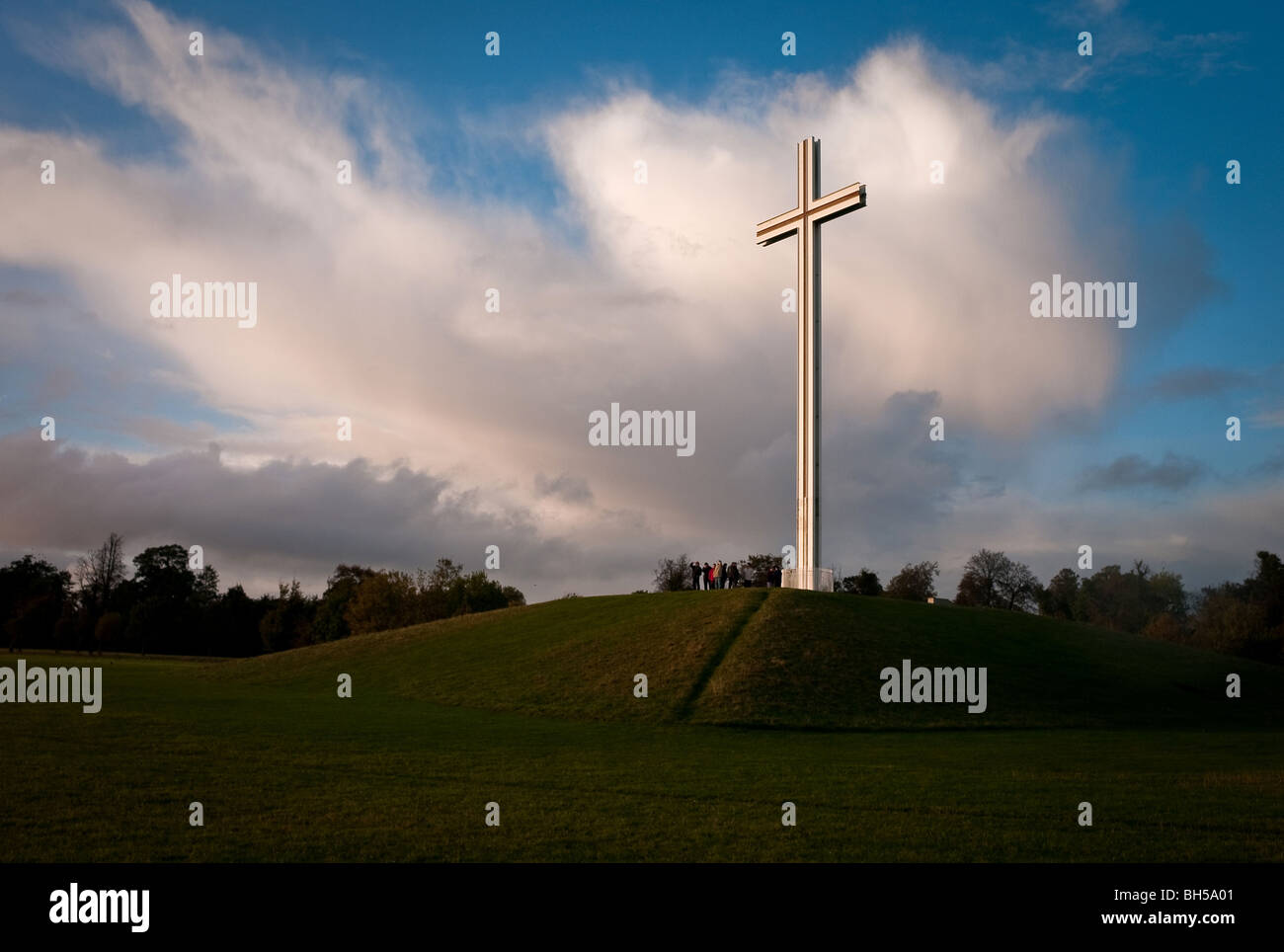 The Popes Cross in Phoenix Park Ireland Stock Photo