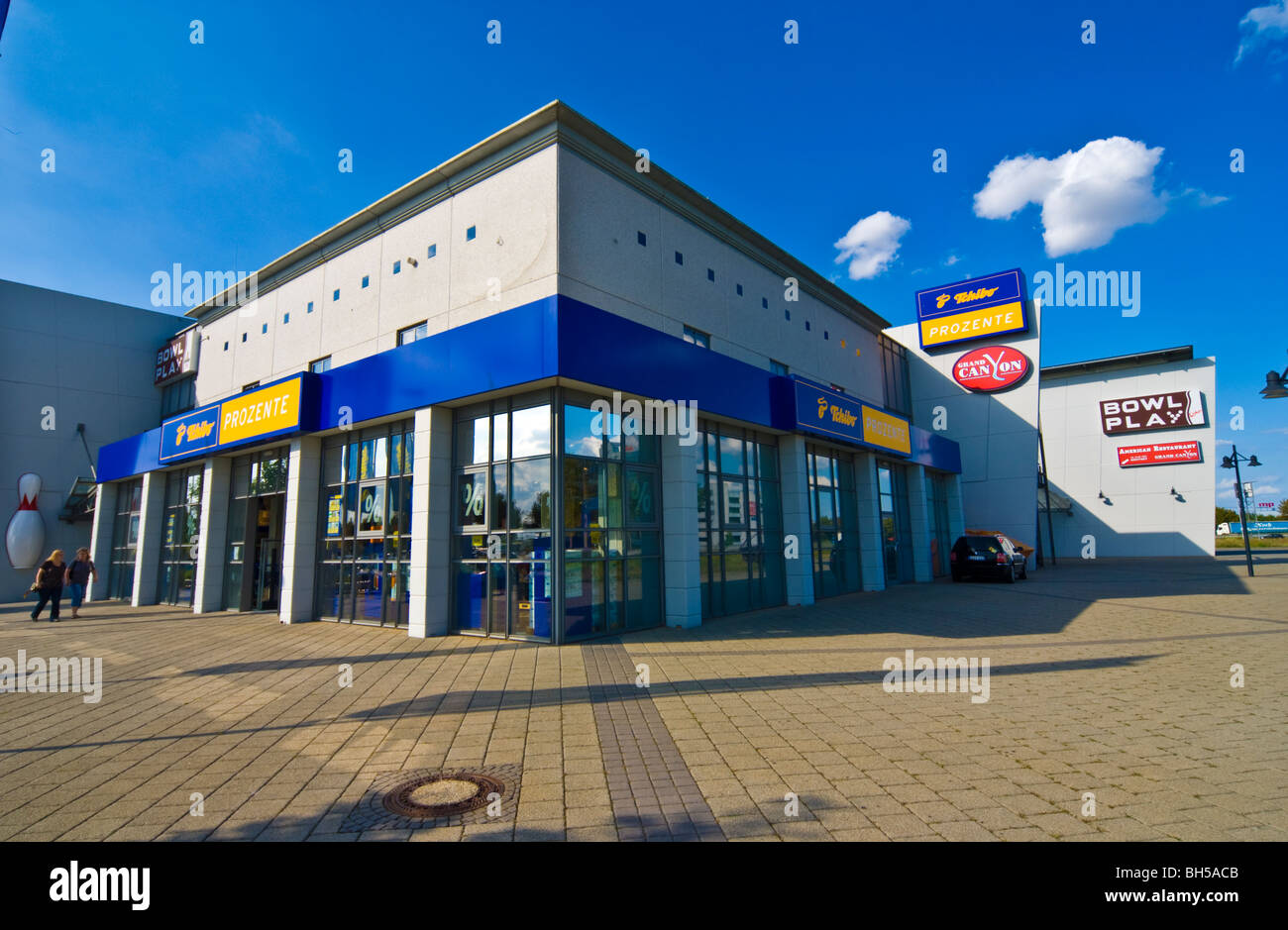 Entrance of a Tchibo Prozente store, Germany Stock Photo - Alamy
