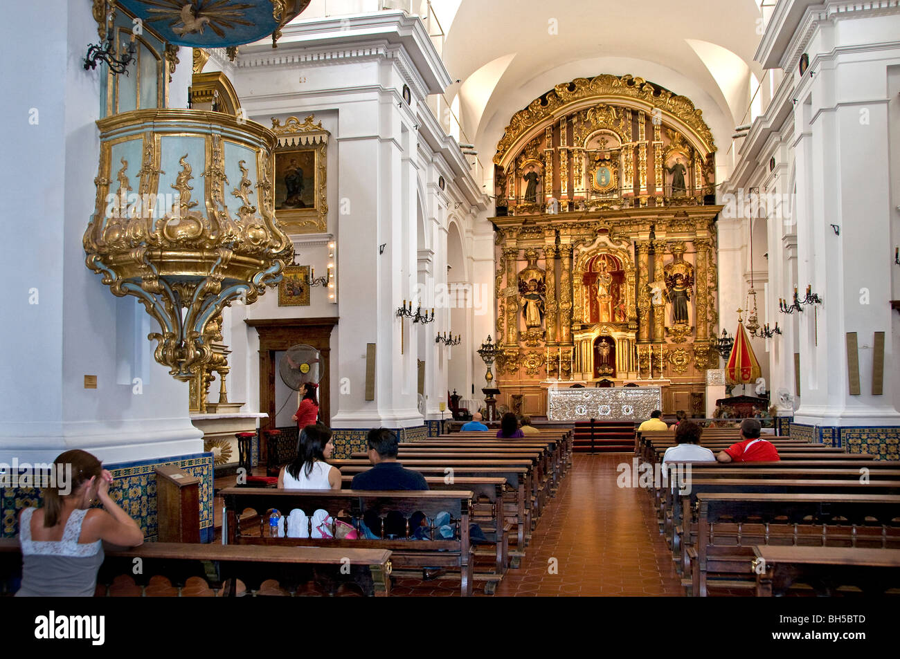 Buenos Aires Argentina Church Iglesia de Nuestra Senora del Pilar near the famous graveyard