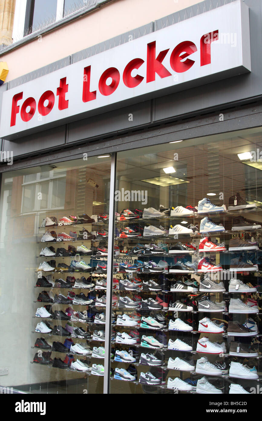 A Foot Locker retail outlet in a U.K. city Stock Photo - Alamy