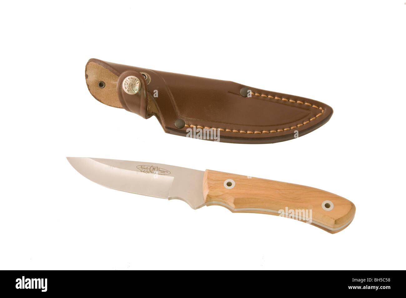Bowe Knife and sheath Stock Photo