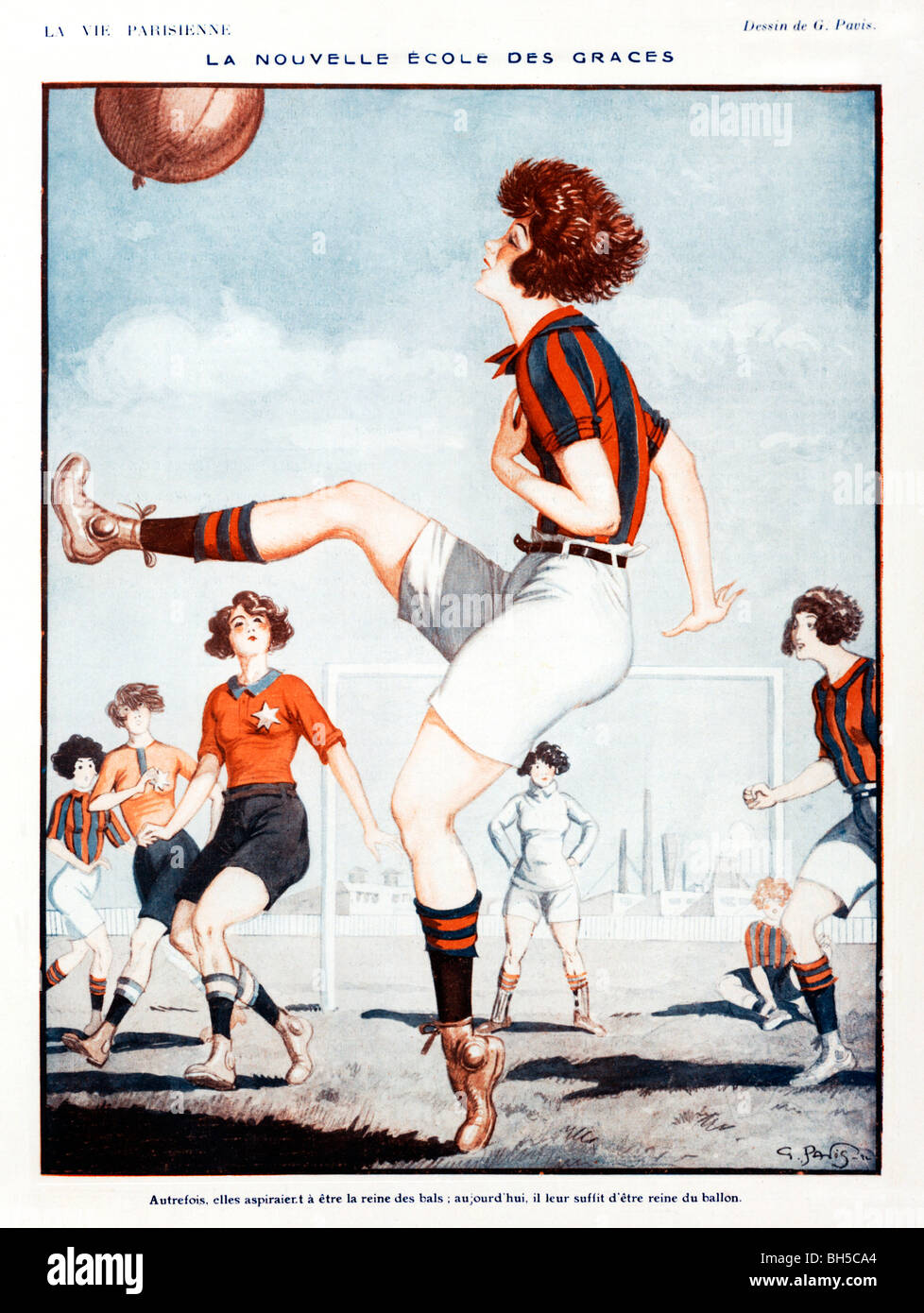 Women football 1920s hi-res stock photography and images - Alamy