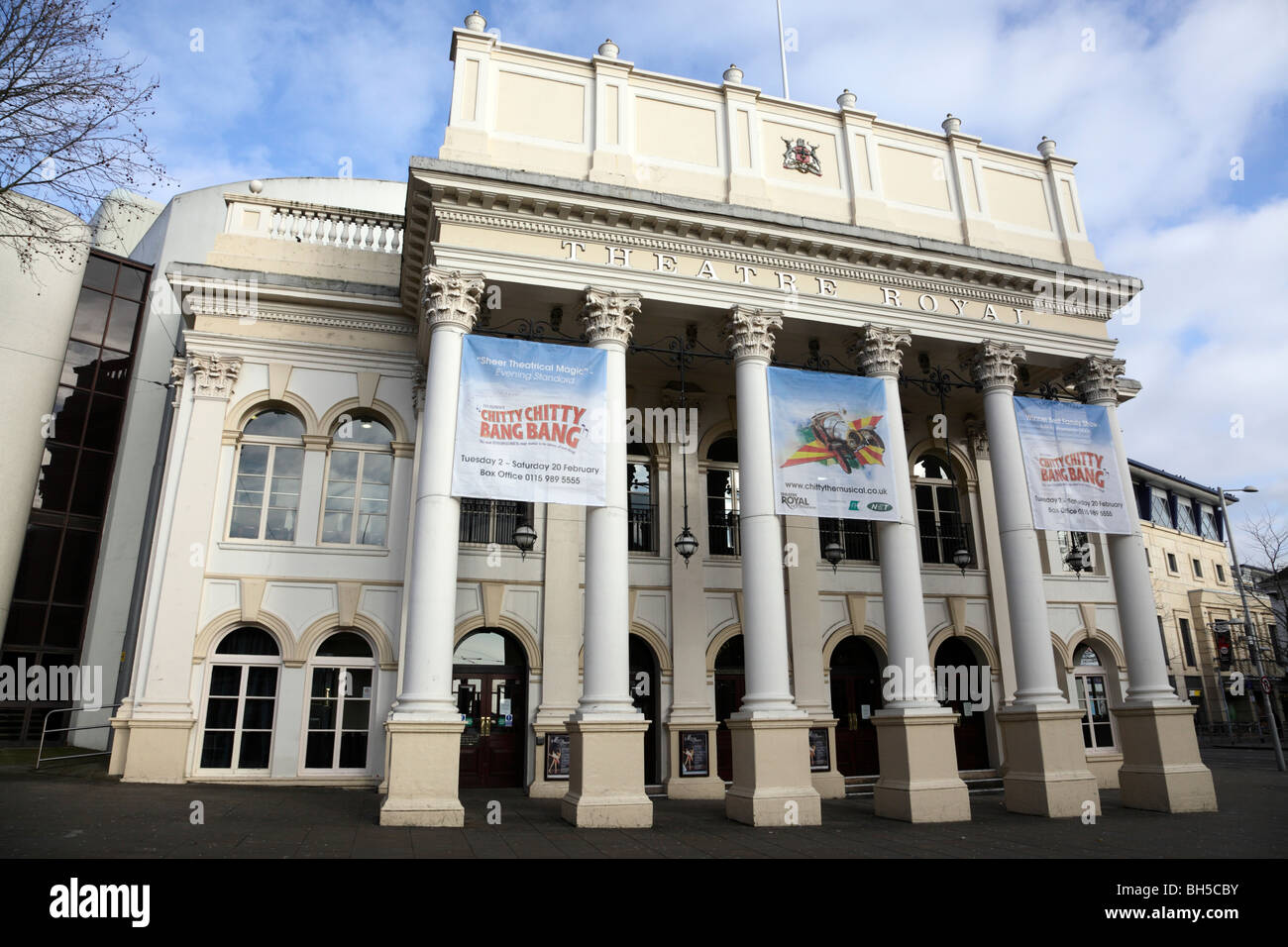 facade of the theatre royal upper parliament street nottingham uk Stock Photo