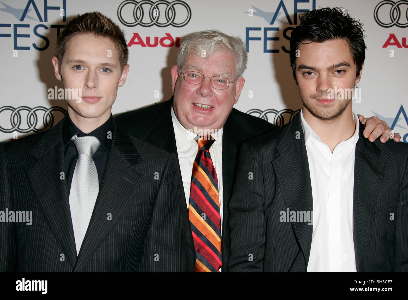 SAMUEL BARNETT RICHARD GRIFFITHS DOMINIC COOPER THE HISTORY BOYS PREMIERE. AFI FEST 2006 HOLLYWOOD LOS ANGELES CALIFORNIA Stock Photo