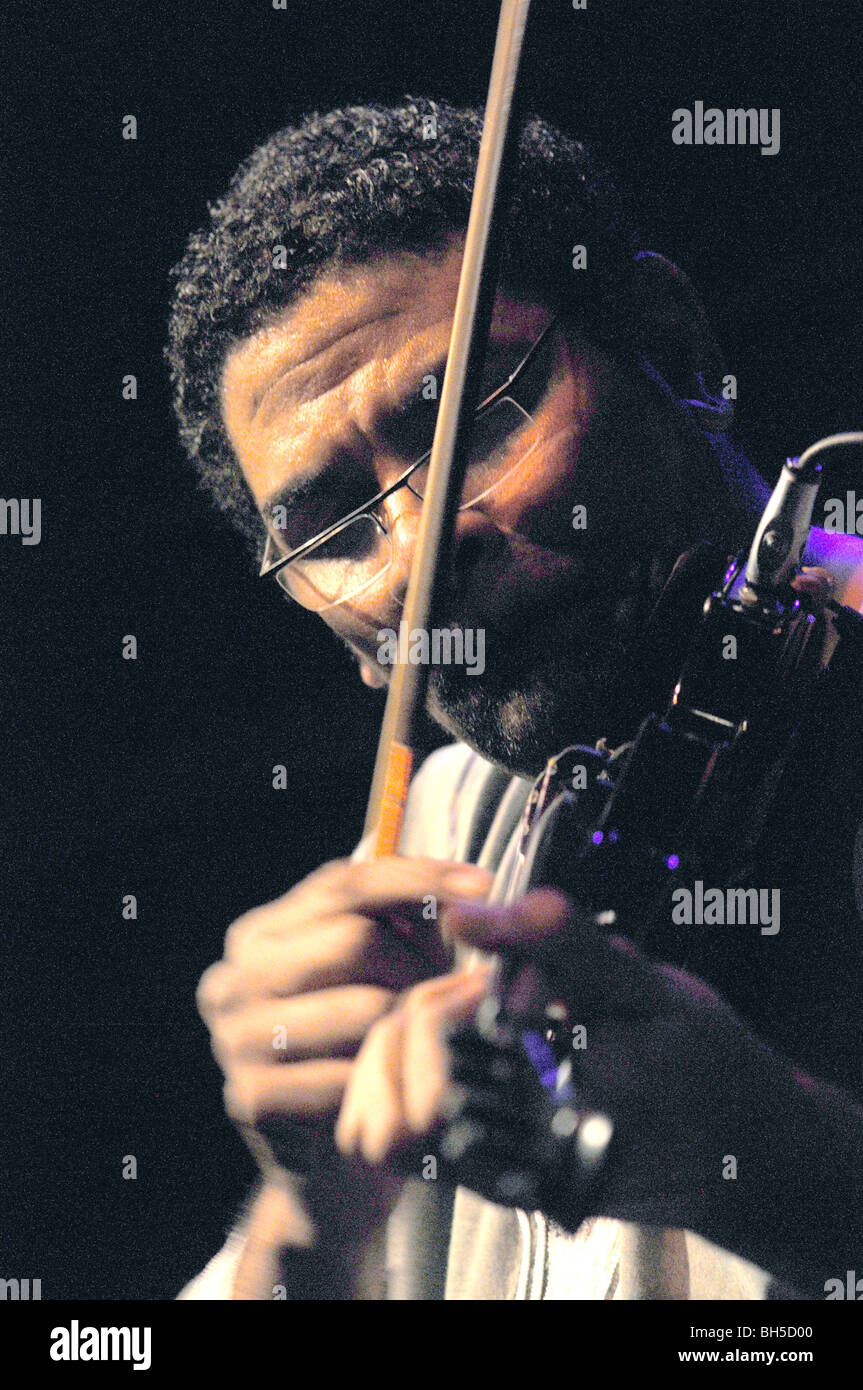 Cuban jazz musician Omar Puente at the Jazz Cafe, London Stock Photo Alamy