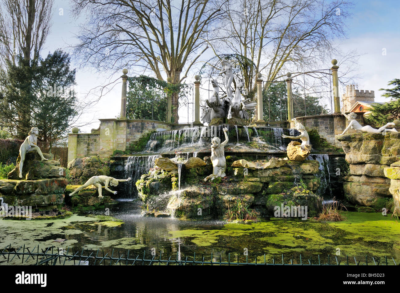 York House garden statues Twickenham Stock Photo Alamy