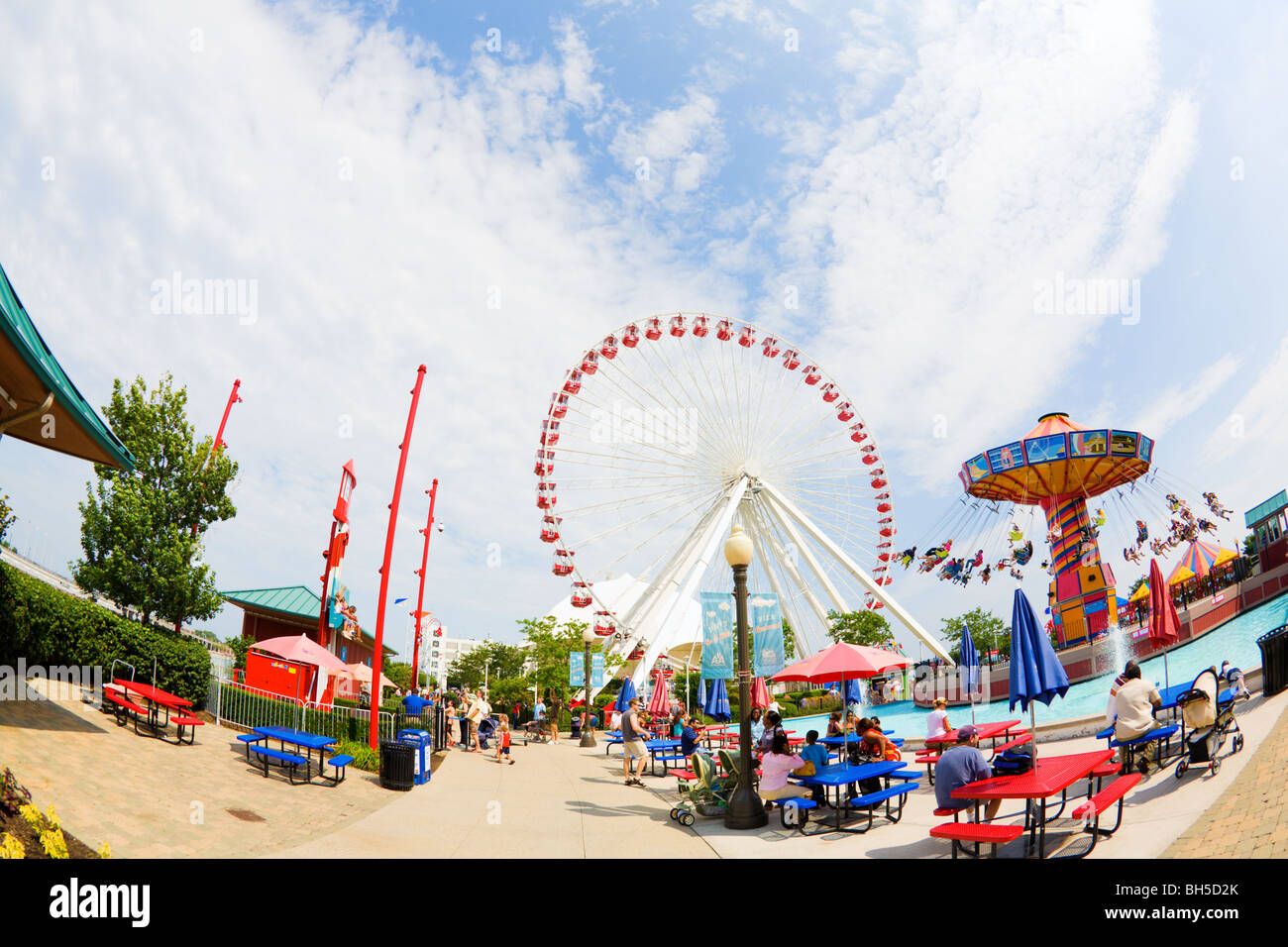 Amusement park Stock Photo