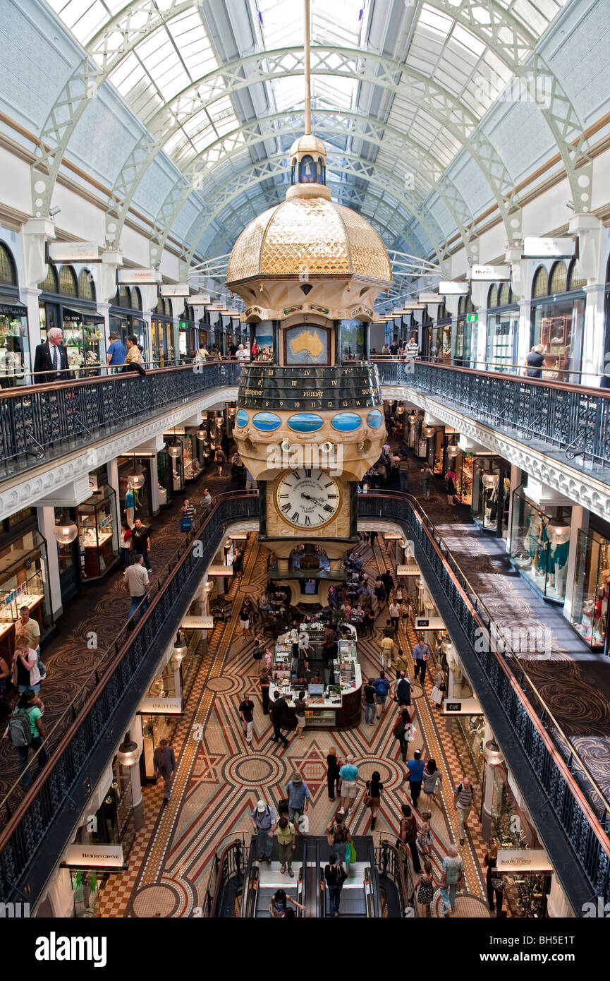 Inside the Queen Victoria Building and Shopping Center, Sydney