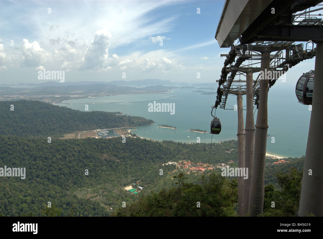 Langkawi cable car station and panorama Stock Photo Alamy