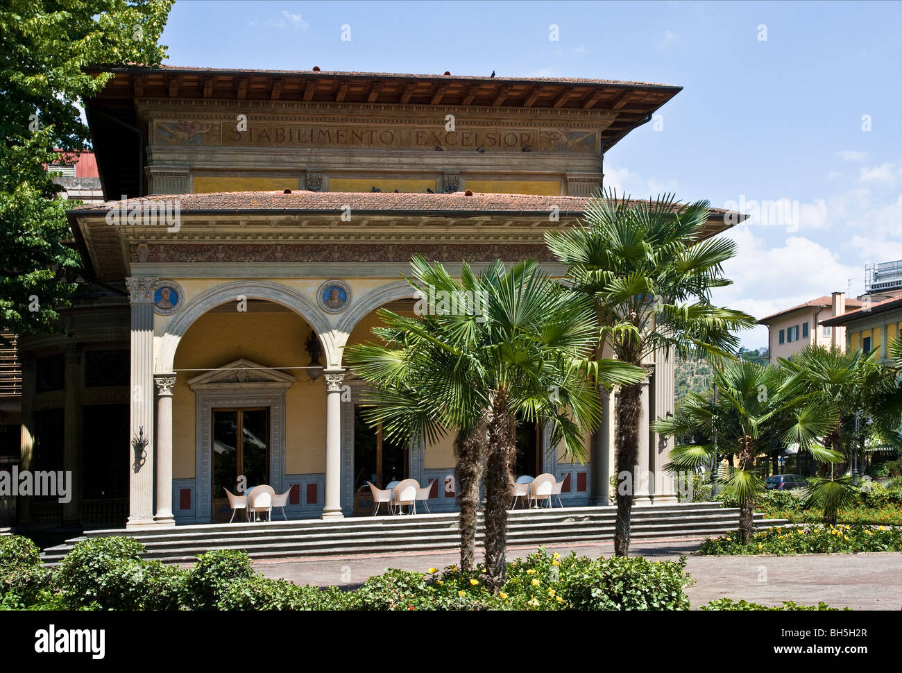 Excelsior Historical Hall, Montecatini Terme Tuscany Italy Stock Photo
