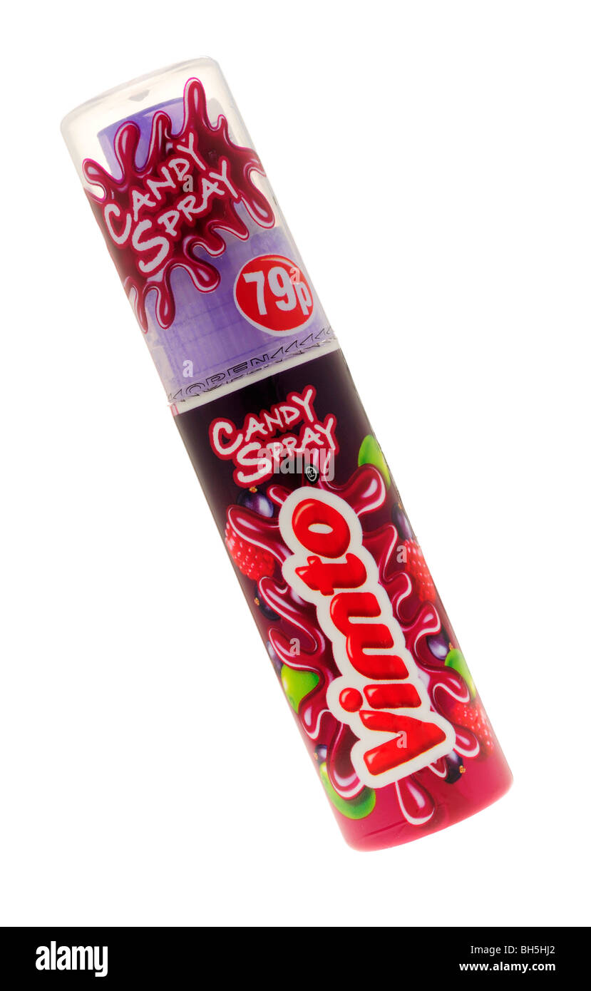 Vimto Candy Spray Jan 2010 Stock Photo Alamy