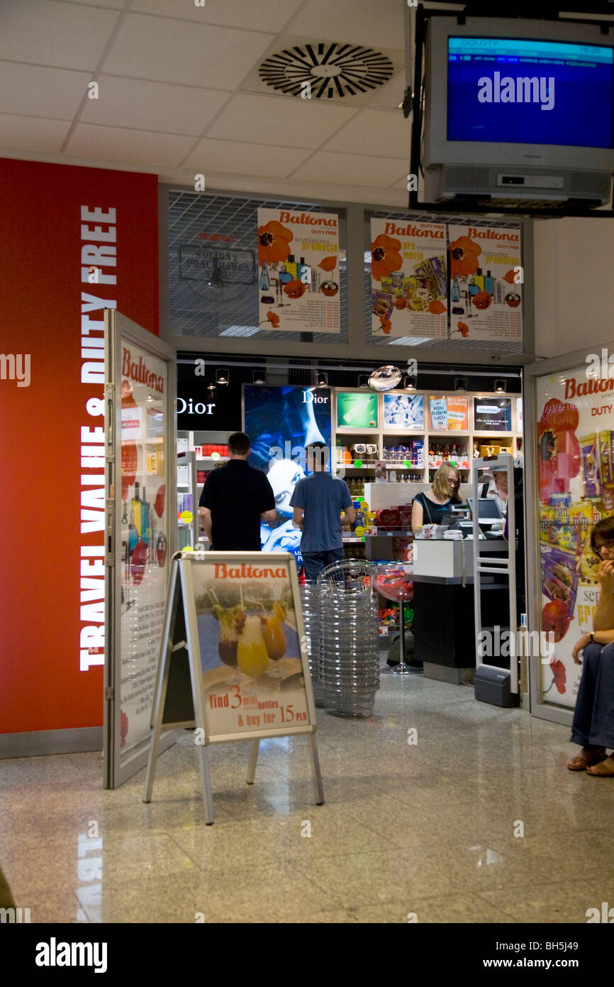 Poland duty free shop in hi-res stock photography and images