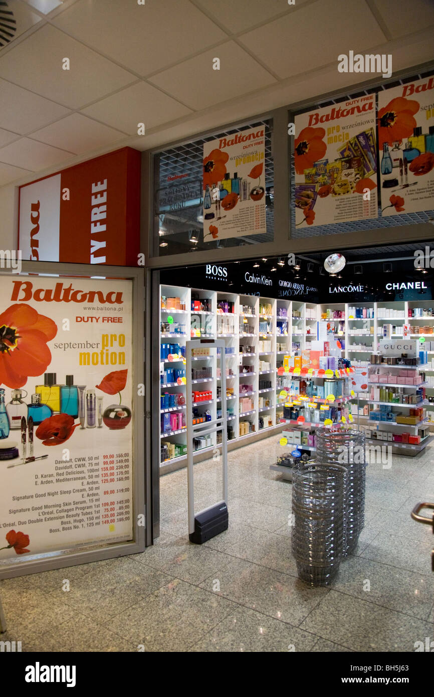 Poland duty free shop in hi-res stock photography and images