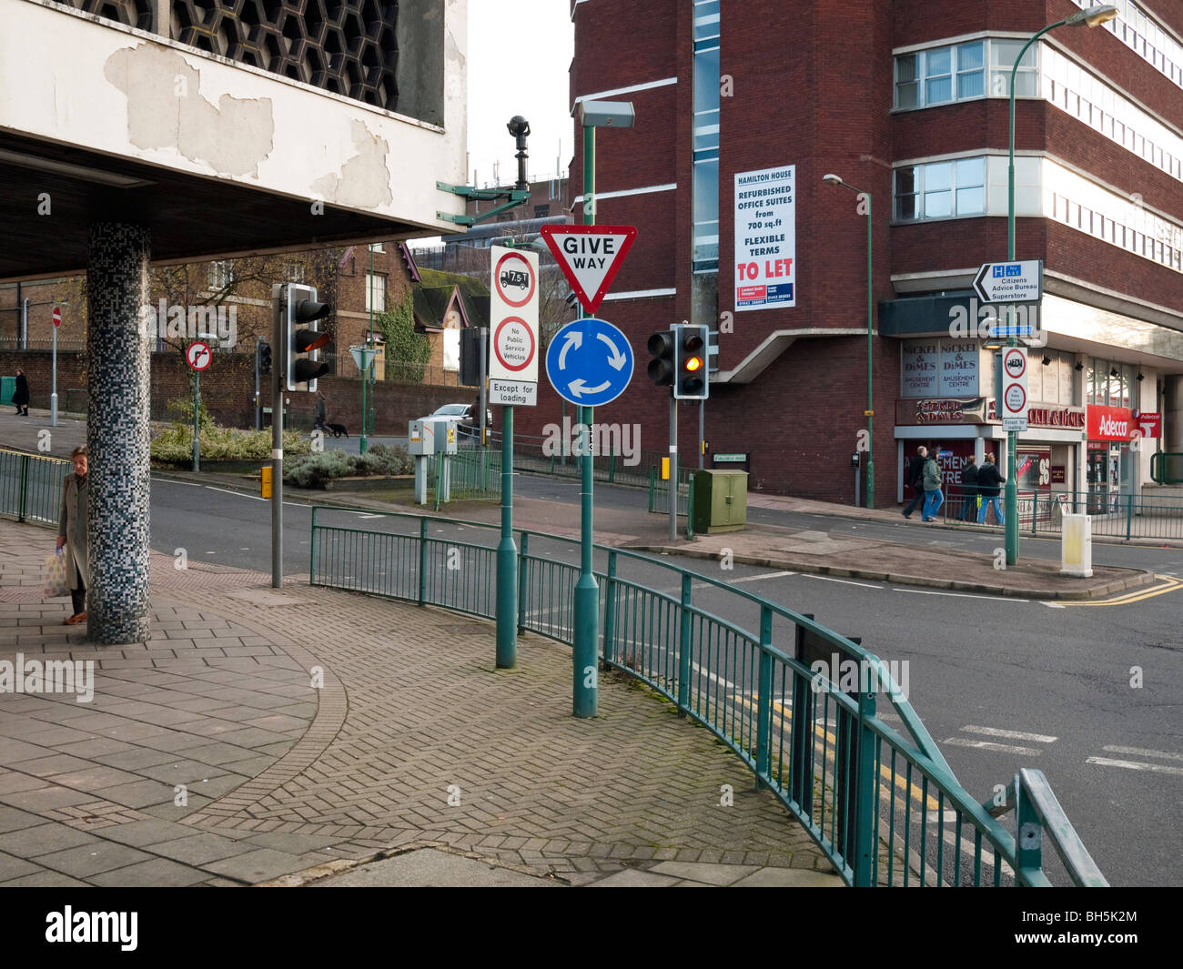 Junction of Hillfield Road and the Marlowes, Hemel Hempstead