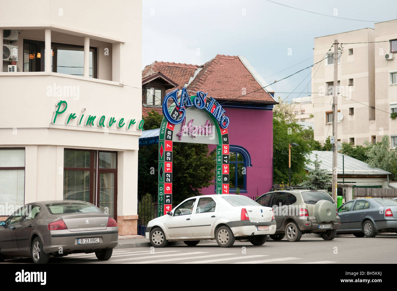 Gambling Casino in Ploiesti Prahova Romania Eastern Europe Stock Photo